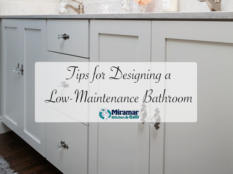 tips for designing a low-maintenance bathroom